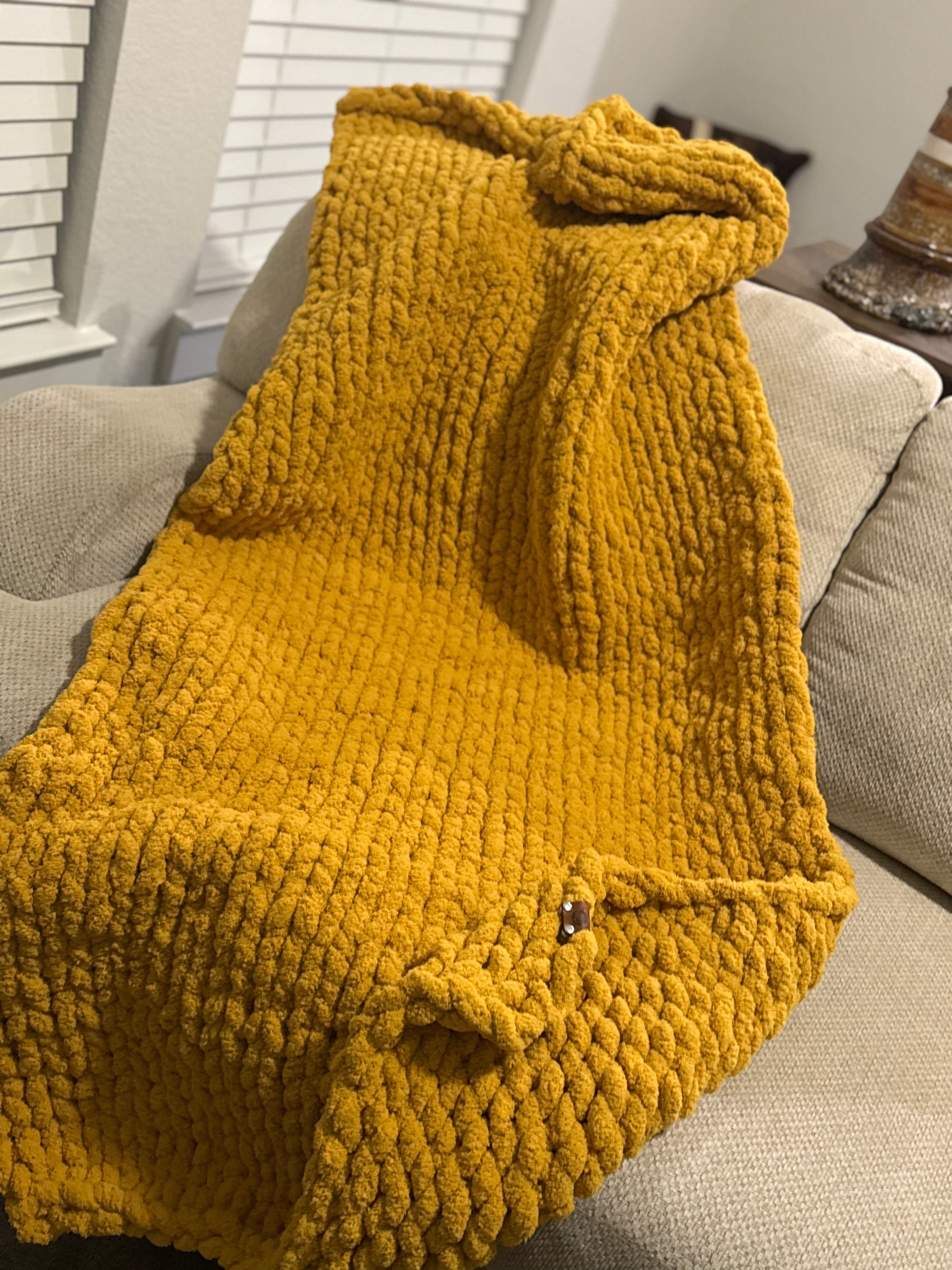 Chunky Knit Throw