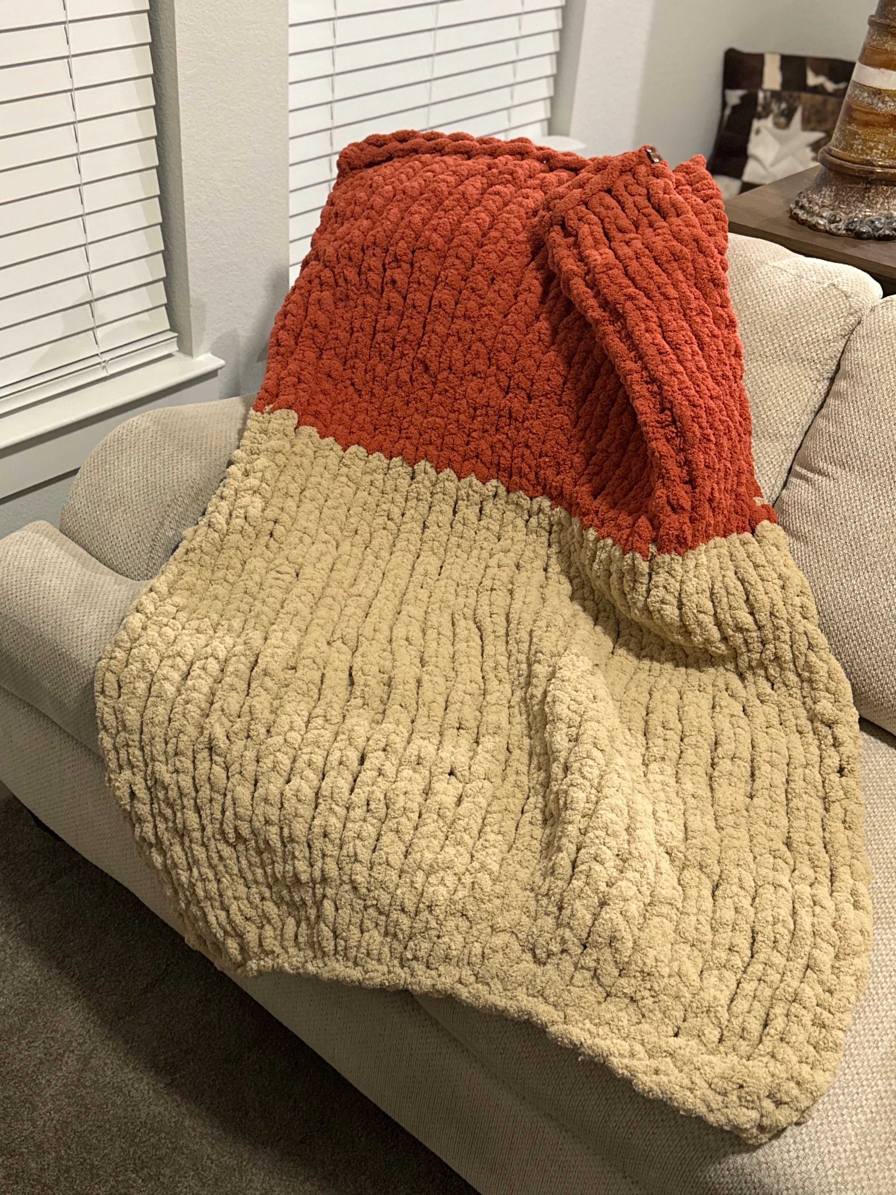 Chunky Knit Throw
