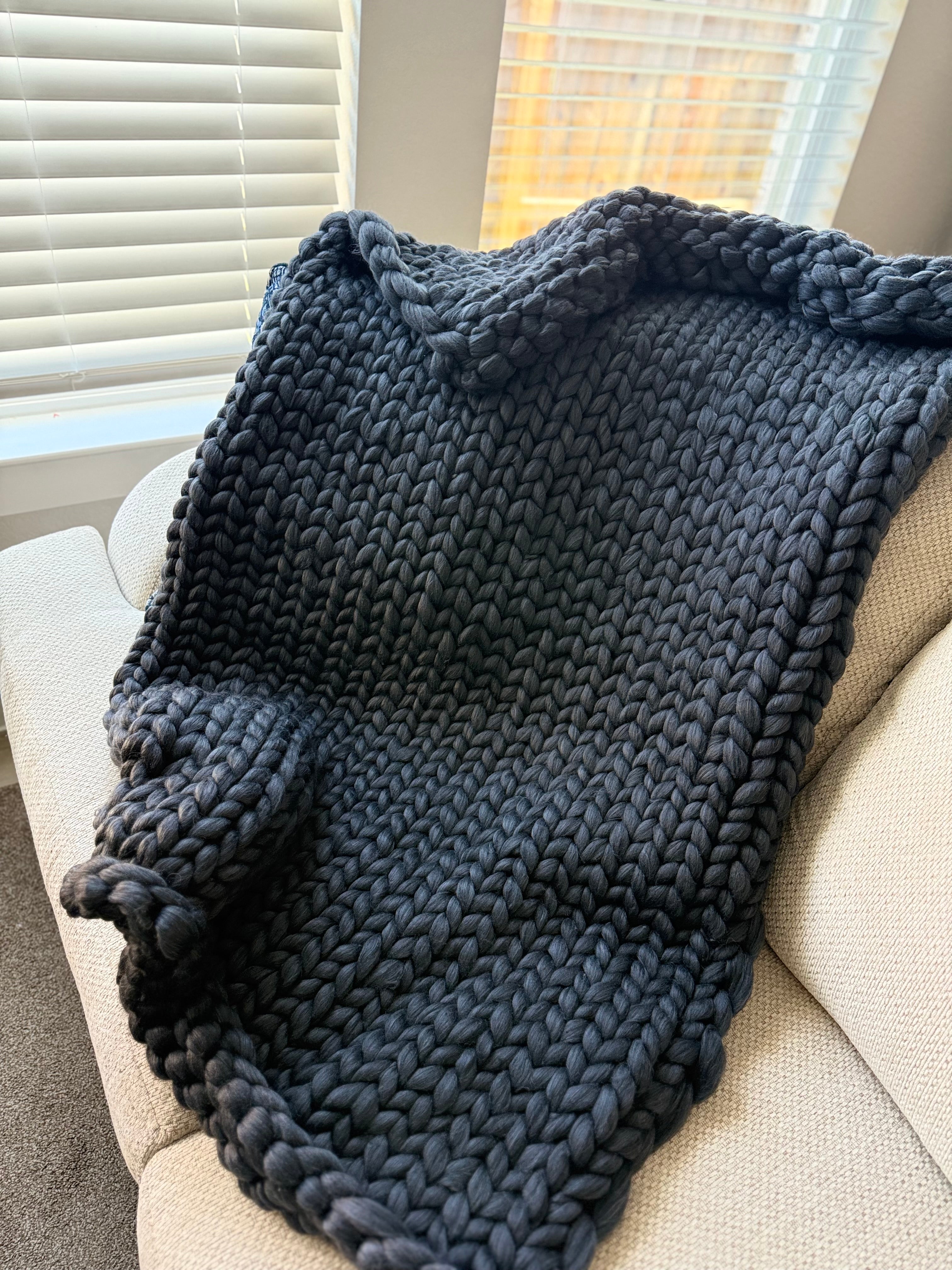 Vegan Wool Throw