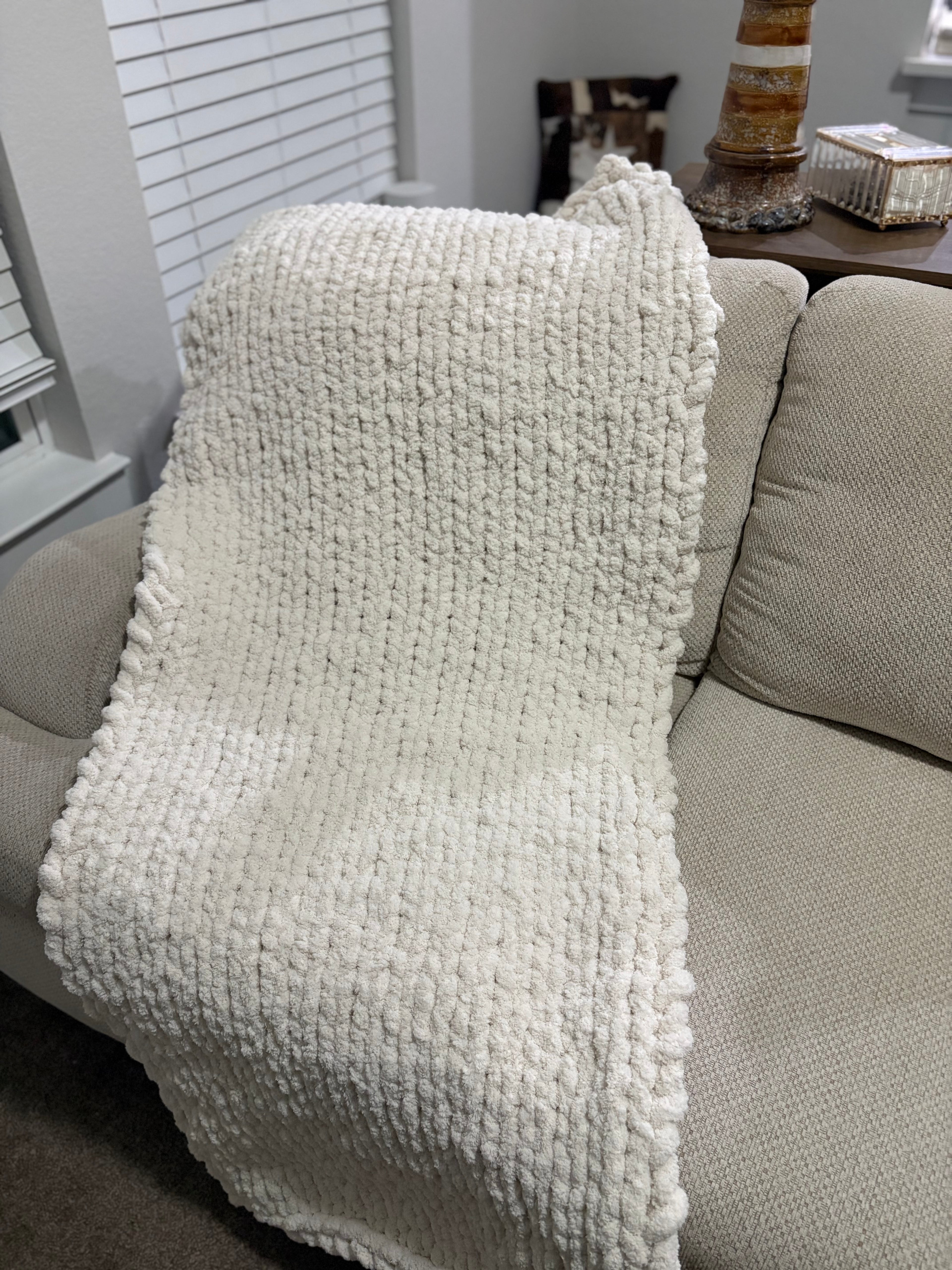 Chunky Knit Throw